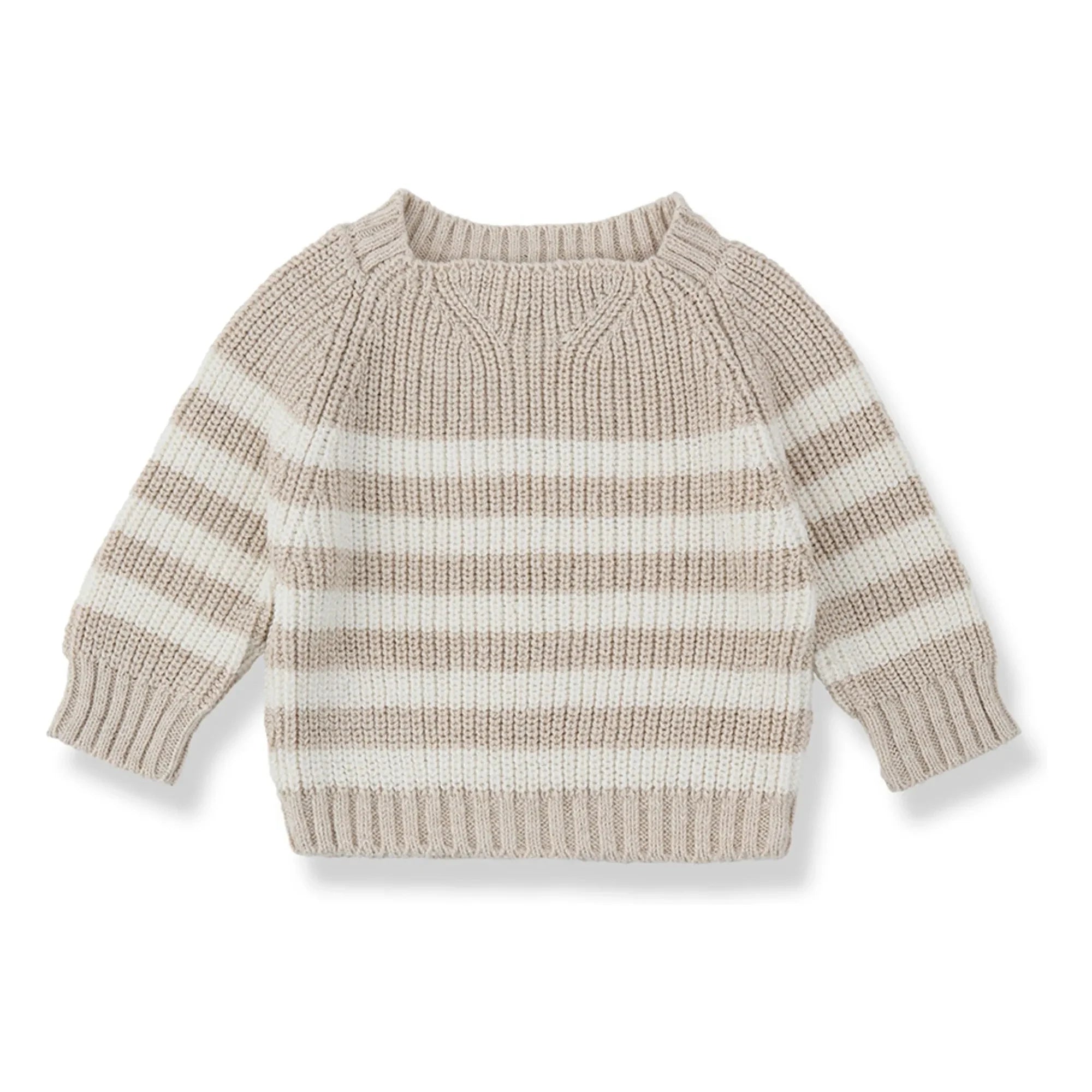 1+ in the family - Xaloc Leinenpullover | Beige