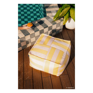 Nobodinoz - Outdoor Ottoman Pouf Otto | Gelb