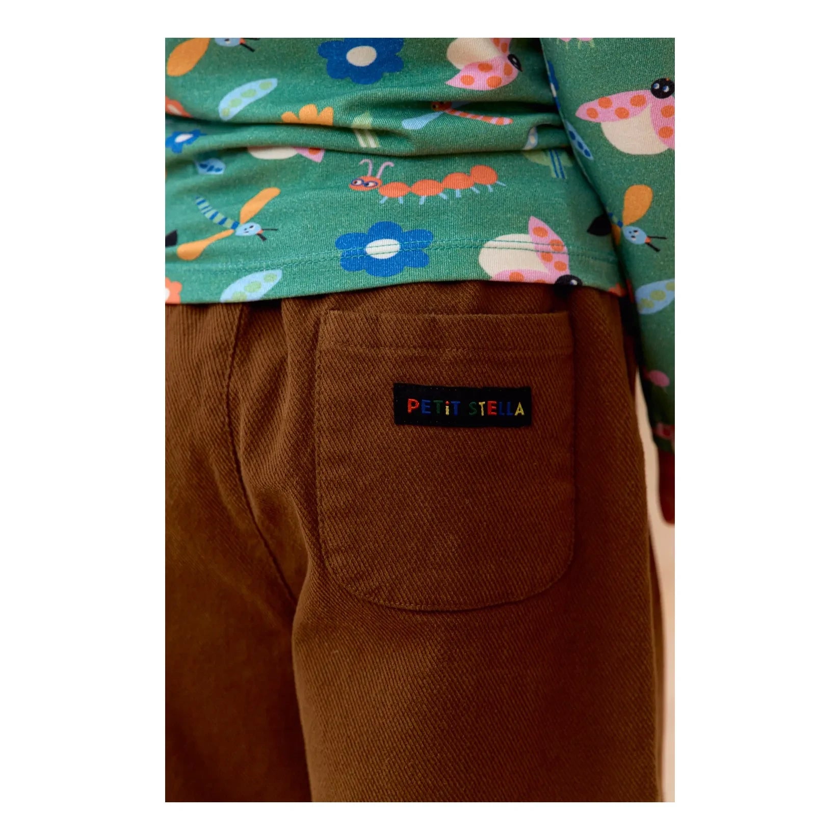 Petit Stella - Uğur Böceği Chino Pantolon | Kahverengi
