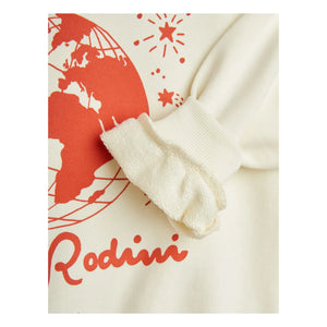 Mini Rodini - Mini Rodini Society Bio-Baumwoll-Sweatshirt | Ecru