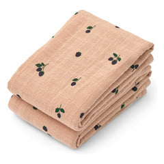 Liewood - Lewis Windeln - 2er Set | Mini Berry/Pale Tuscany