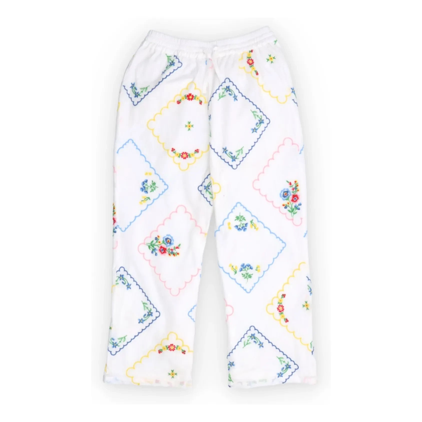 the new society - Jacinthe Fleuri Bestickte Hose | Weiß
