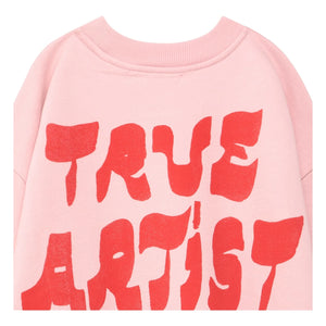 True Artist – Sweat N°11 True Artist Bio-Baumwolle | Blassrosa