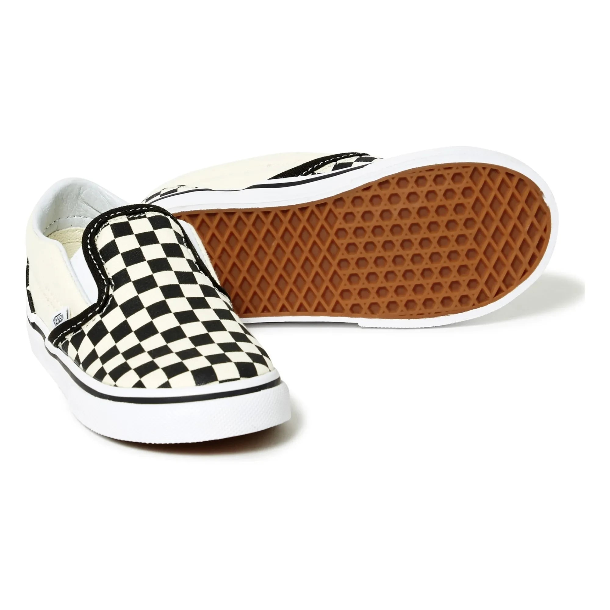Vans - Checkerboard Classic Slip-On Schuhe | Weiß