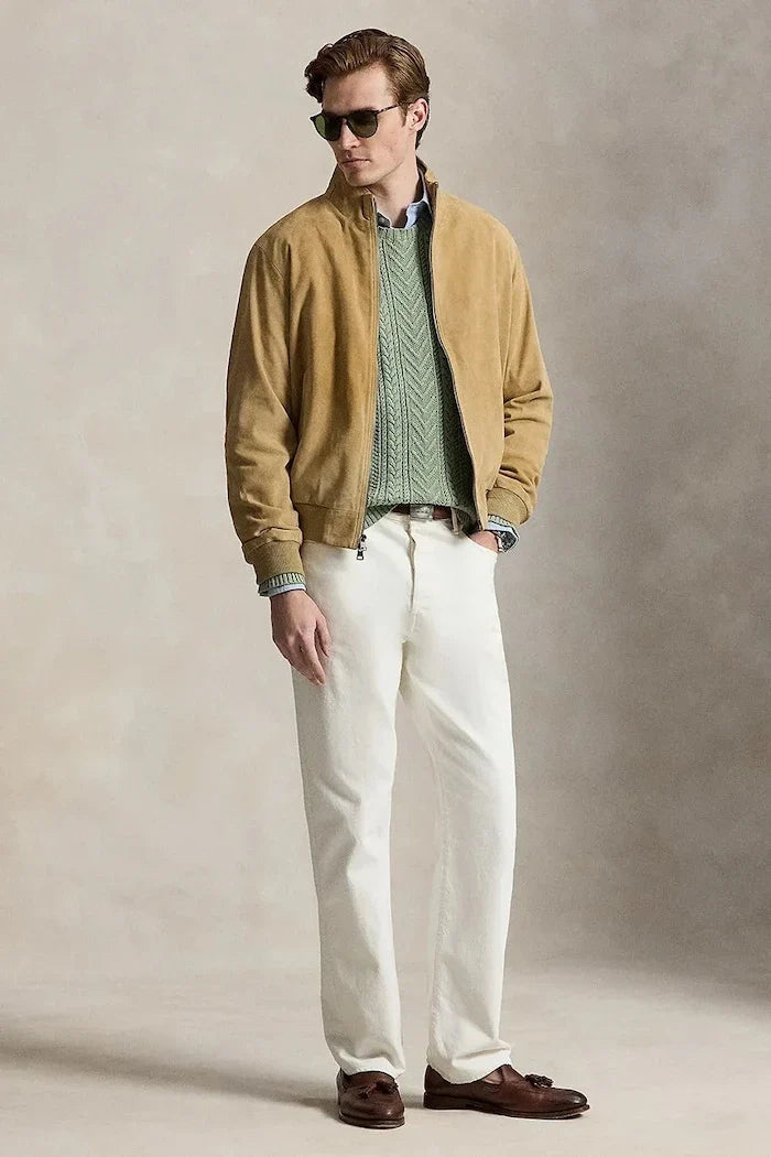 Polo Ralph Lauren Erkek Süet Geçiş Ceketi