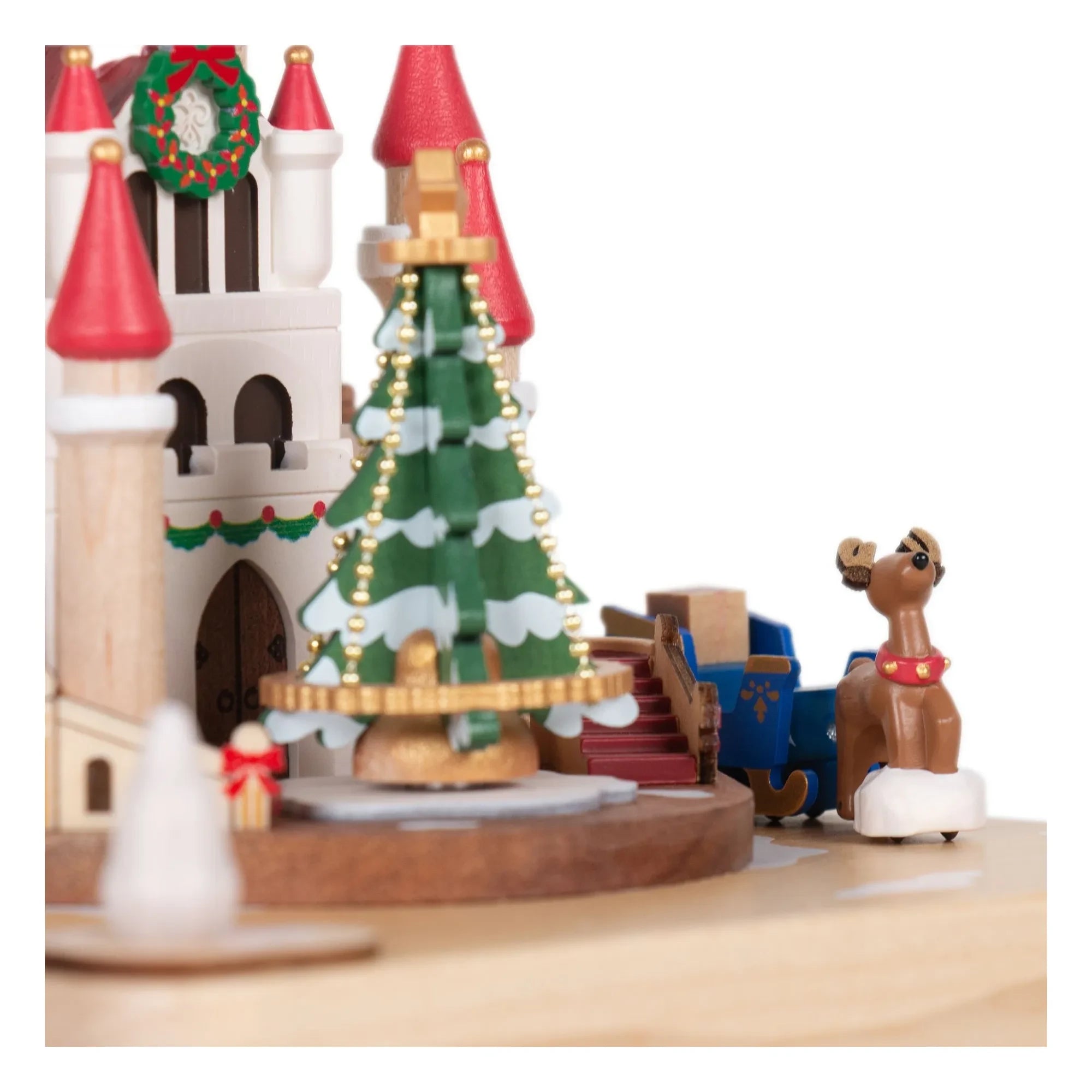 Wooderful life - Weihnachtsschloss Spieldose