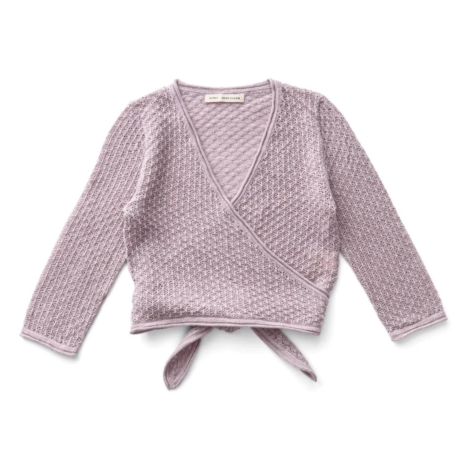 Soor Ploom - Ina Wickelcardigan aus Bio-Baumwolle | Flieder