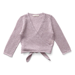 Soor Ploom - Ina Wickelcardigan aus Bio-Baumwolle | Flieder