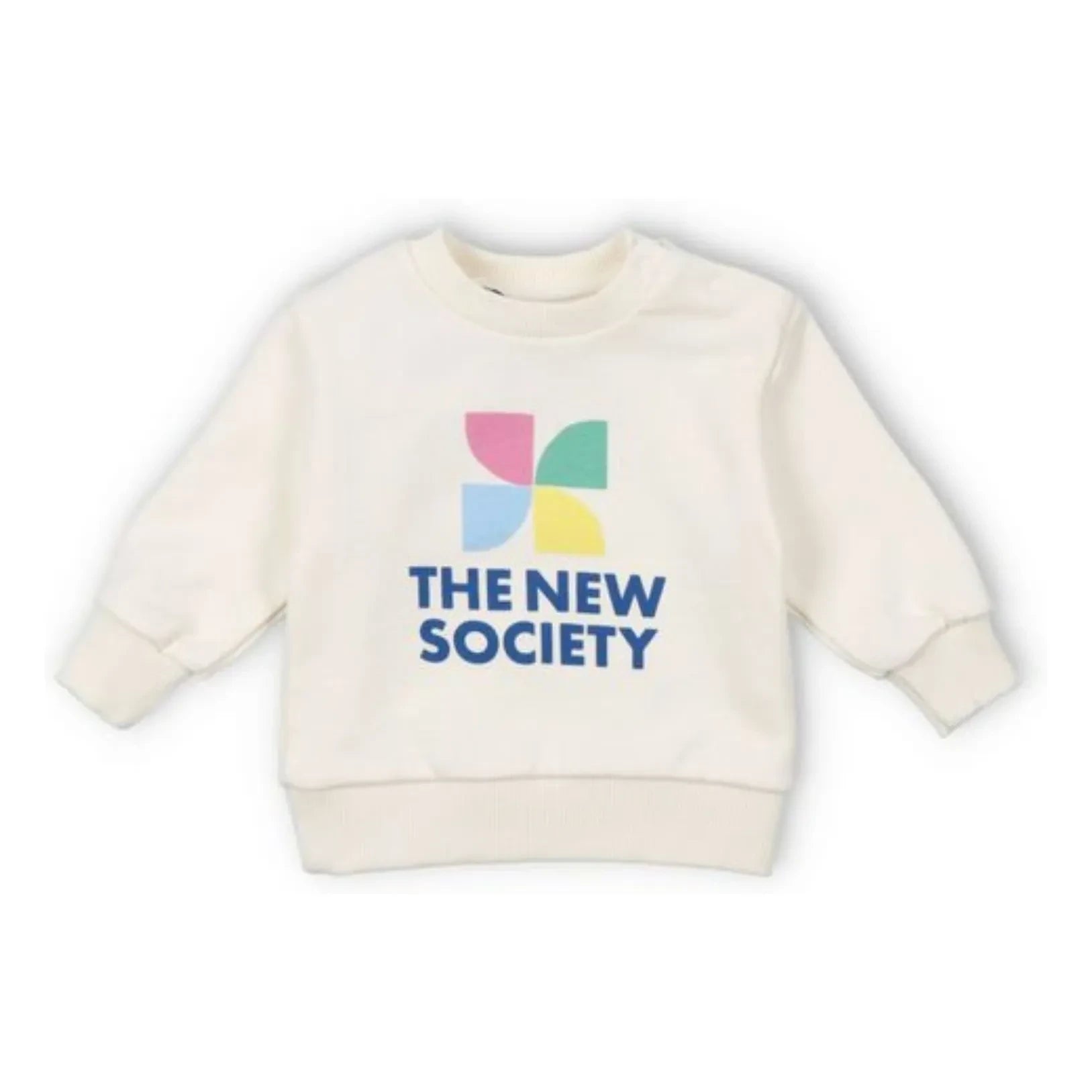 the new society - Sweat Logo Mykonos Baby | Ecru