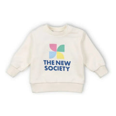 the new society - Sweat Logo Mykonos Baby | Ecru