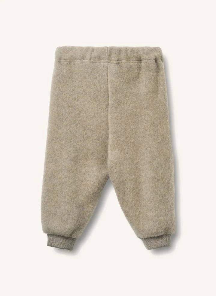 Wheat - Kinnie Merino Yünlü Polar Pantolon | Haki