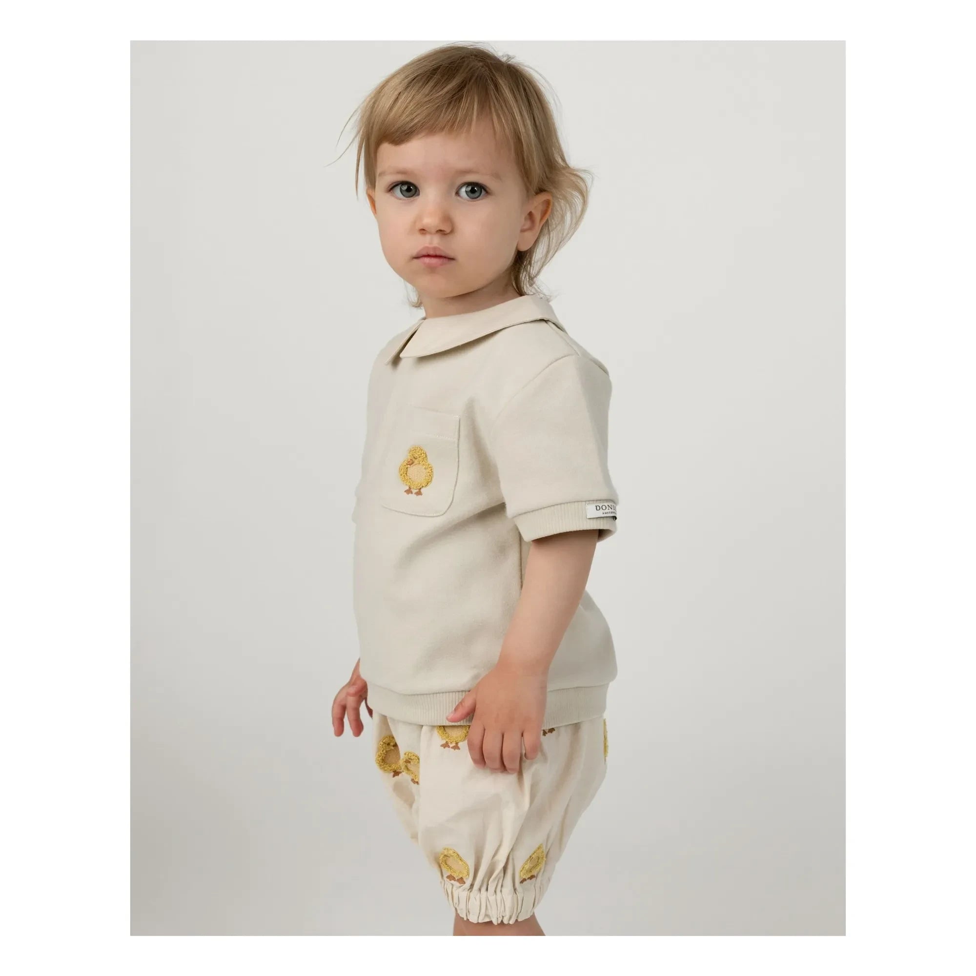 Donsje - Dientje Poussin Molton T-Shirt | Ecru