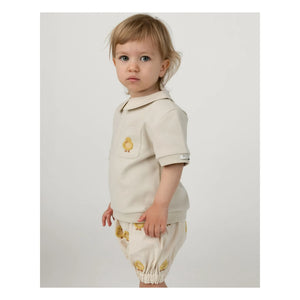 Donsje - Dientje Poussin Molton T-Shirt | Ecru