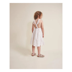 Búho - Besticktes Kleid | Elfenbein
