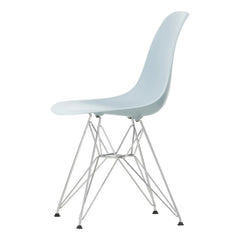 Vitra - DSR Kunststoffstuhl - Chromgestell - Charles & Ray Eames | Blaugrau