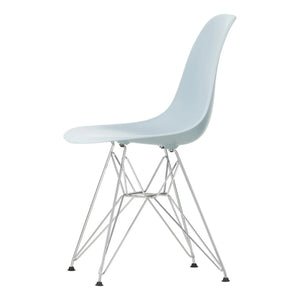 Vitra - DSR Kunststoffstuhl - Chromgestell - Charles & Ray Eames | Blaugrau