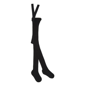 Silly Silas - Bio-Baumwoll-Trägerstrumpfhose | Schwarz