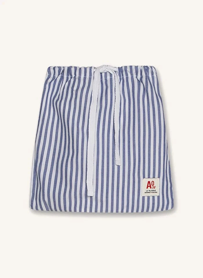 AO76 - Le Pajama Gestreifte Hose | Hellblau