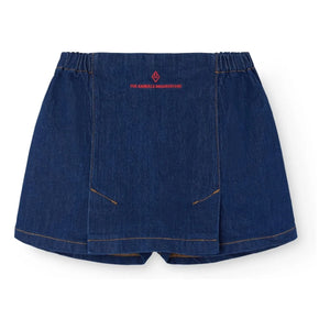 The Animals Observatory - Denim-Minirock Olingo aus Bio-Baumwolle | Blau