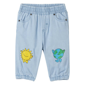 Stella McCartney Kids - Denim Soleil Hose | Helles Denim