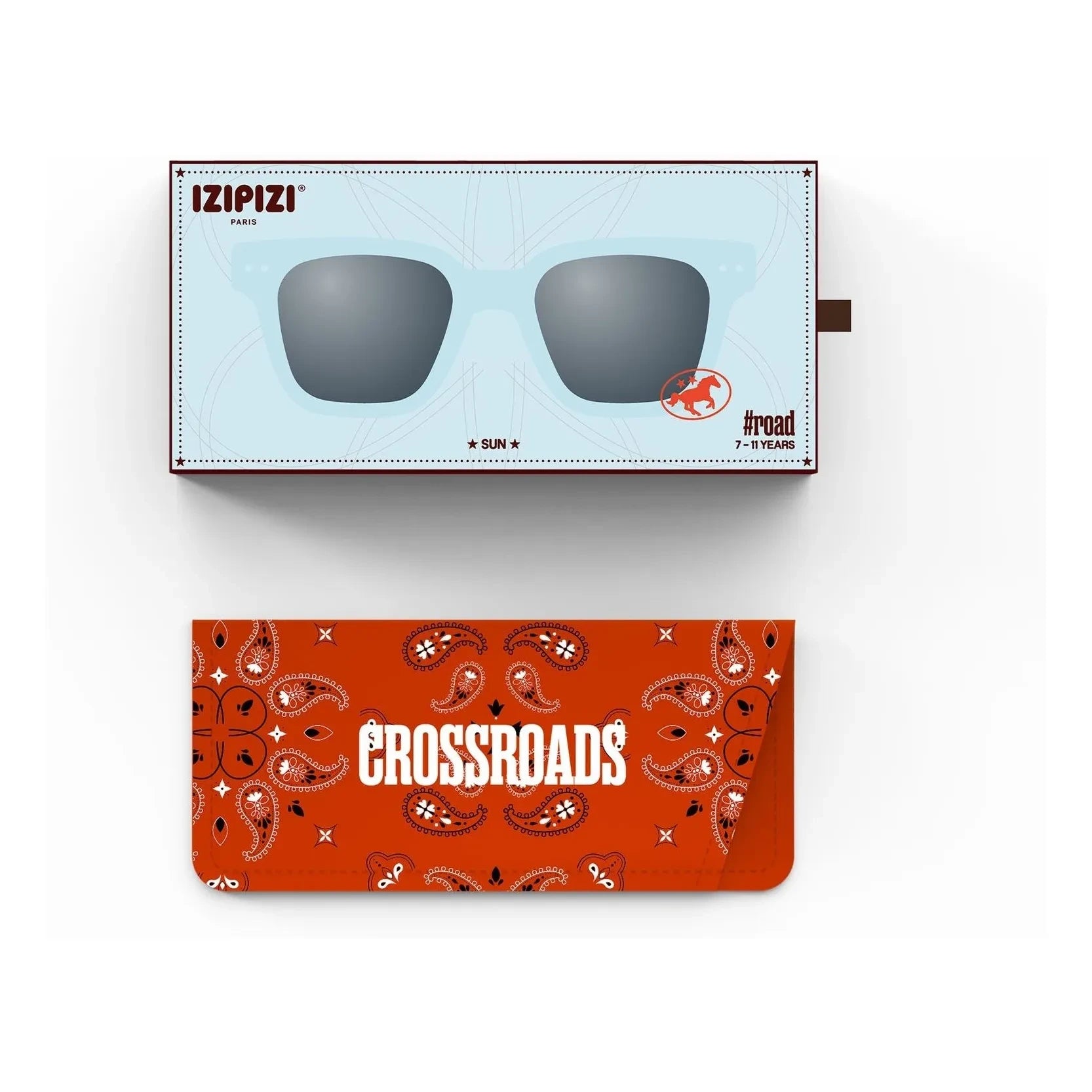 IZIPIZI - Sonnenbrille #Road Junior | Hellblau