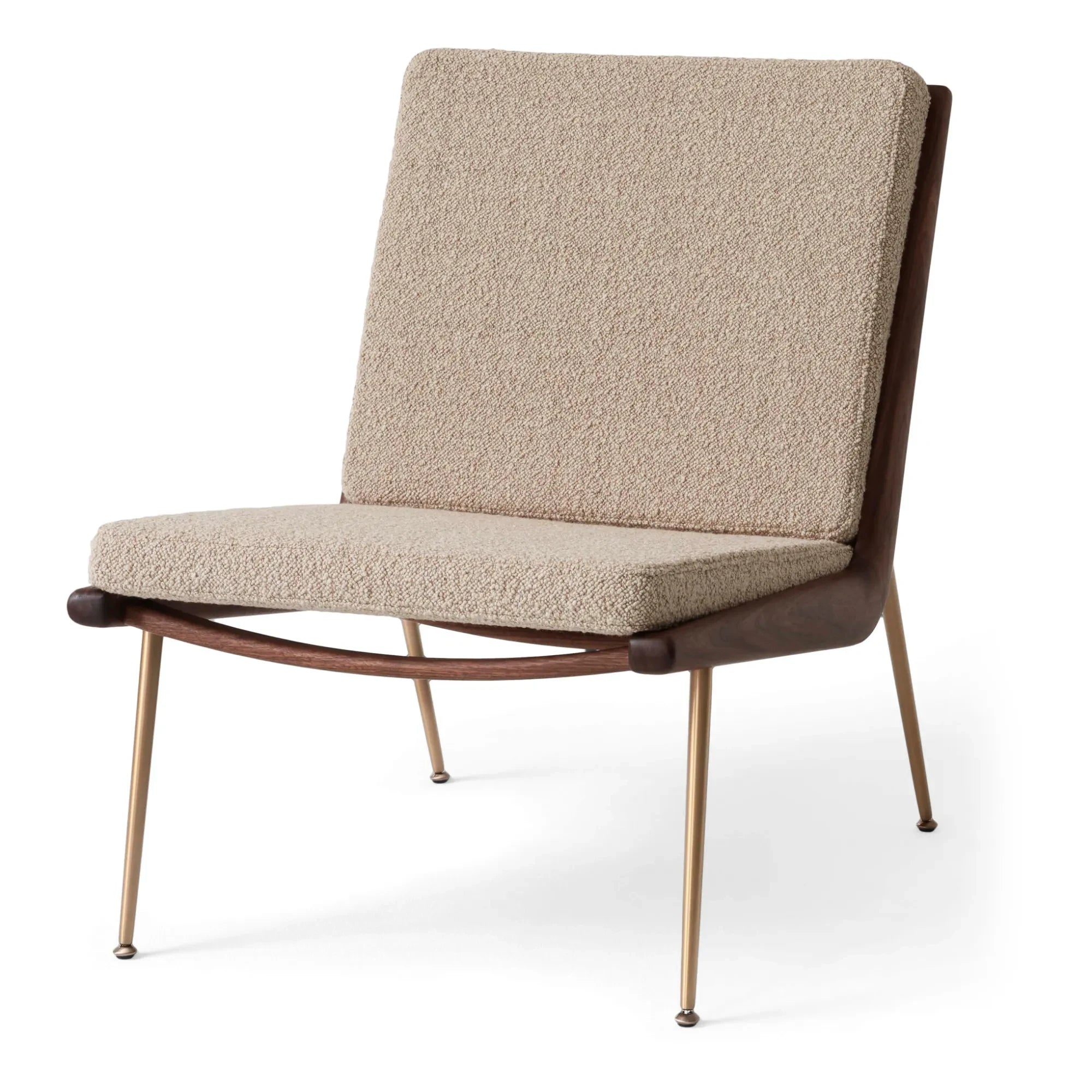 & Tradition - HM1 Boomerang Sessel, Nussbaum-Holzrahmen | Nussbaum