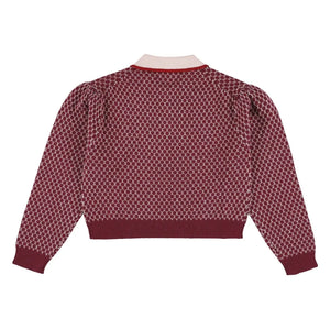 Morley - Polo Yaka Yün Kazak | Mor