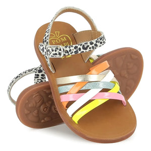 Pom d'Api - Plagette Lux Sandalen | Orange