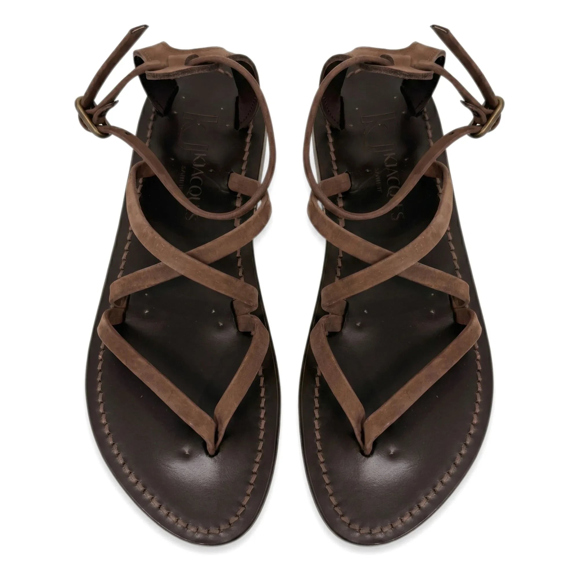 K.Jacques - Epicure Nubuk Sandalen | Bronze