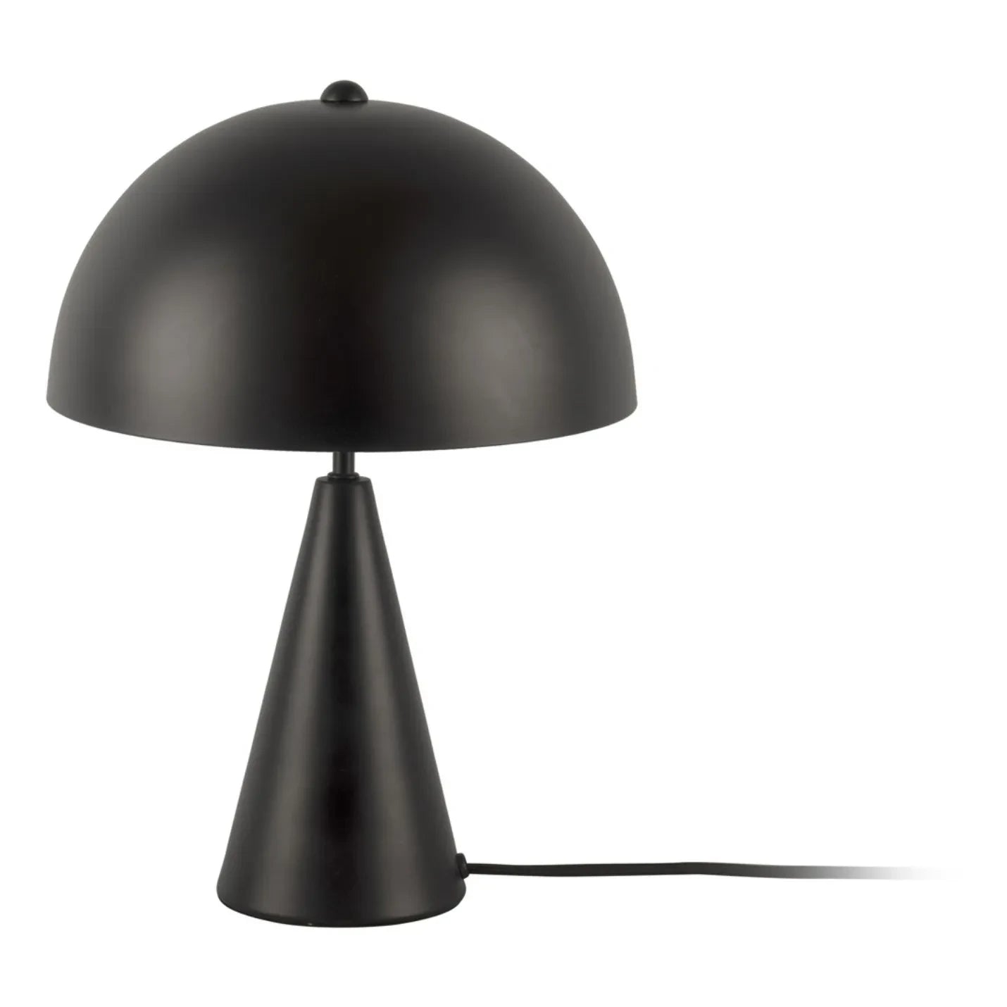 Present Time - Schlichte Metall-Tischlampe | Schwarz