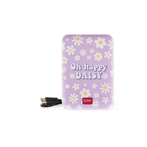 Legami - Tragbares Powerbank Daisy - Meine Superkraft