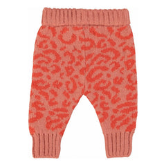 Piupiuchick - Leoparden-Wollleggings | Rosa