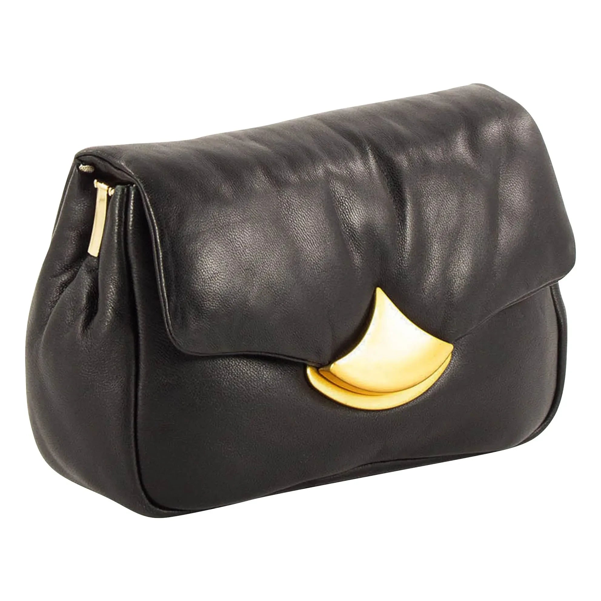 Sessùn - Diviluz Puffy Ledertasche | Schwarz