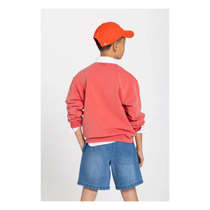 Smallable Kid - Tom Ample Jeans-Shorts | Blau