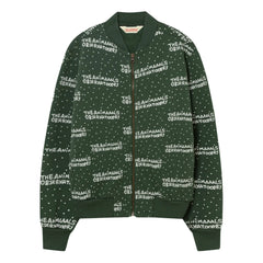 The Animals Observatory - Zebra Fermuarlı Sweatshirt | Koyu yeşil