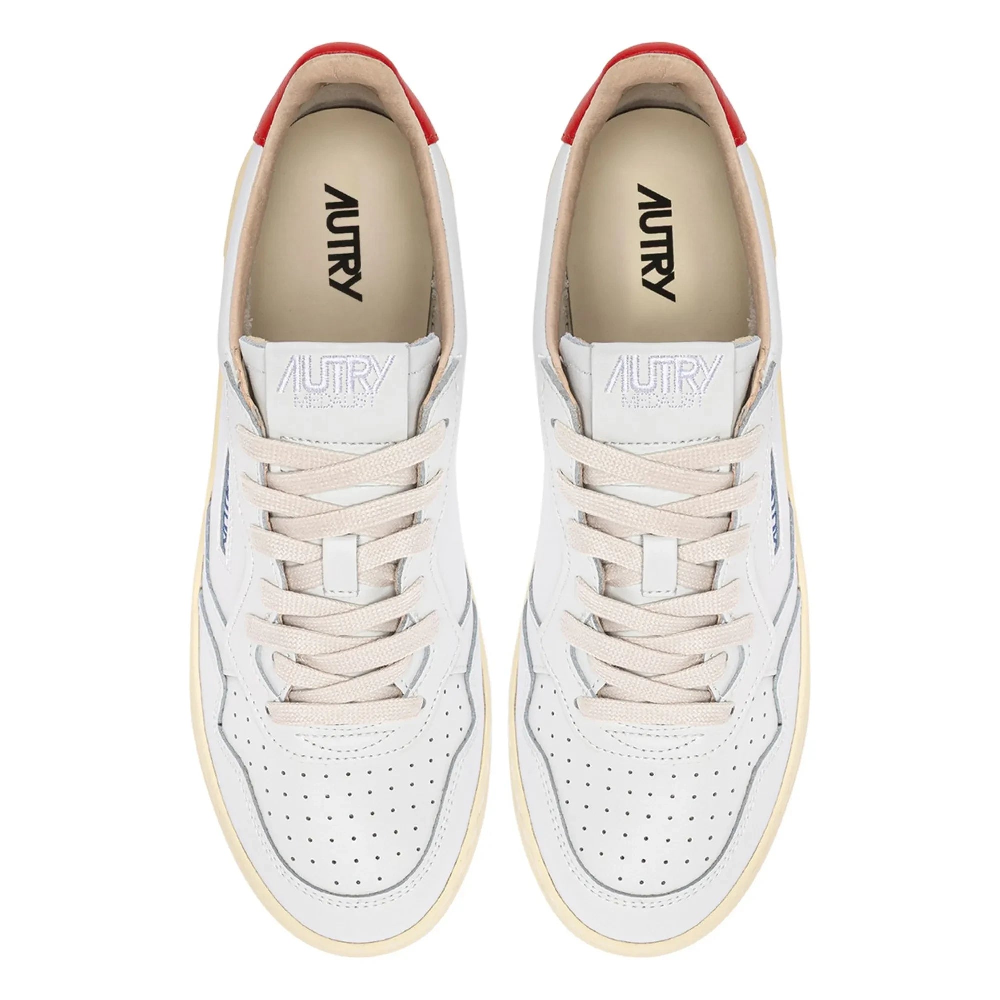 Autry - Medalist Low Leder-Sneaker | Orange