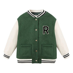 Rylee + Cru - Grüne Collegejacke