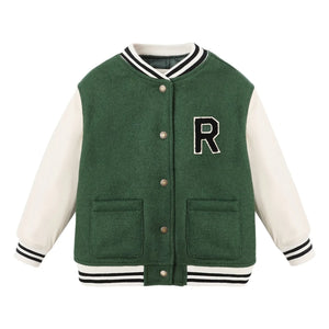 Rylee + Cru - Grüne Collegejacke