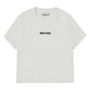 Main Story - Regular Bio-Baumwoll-T-Shirt | Weiß