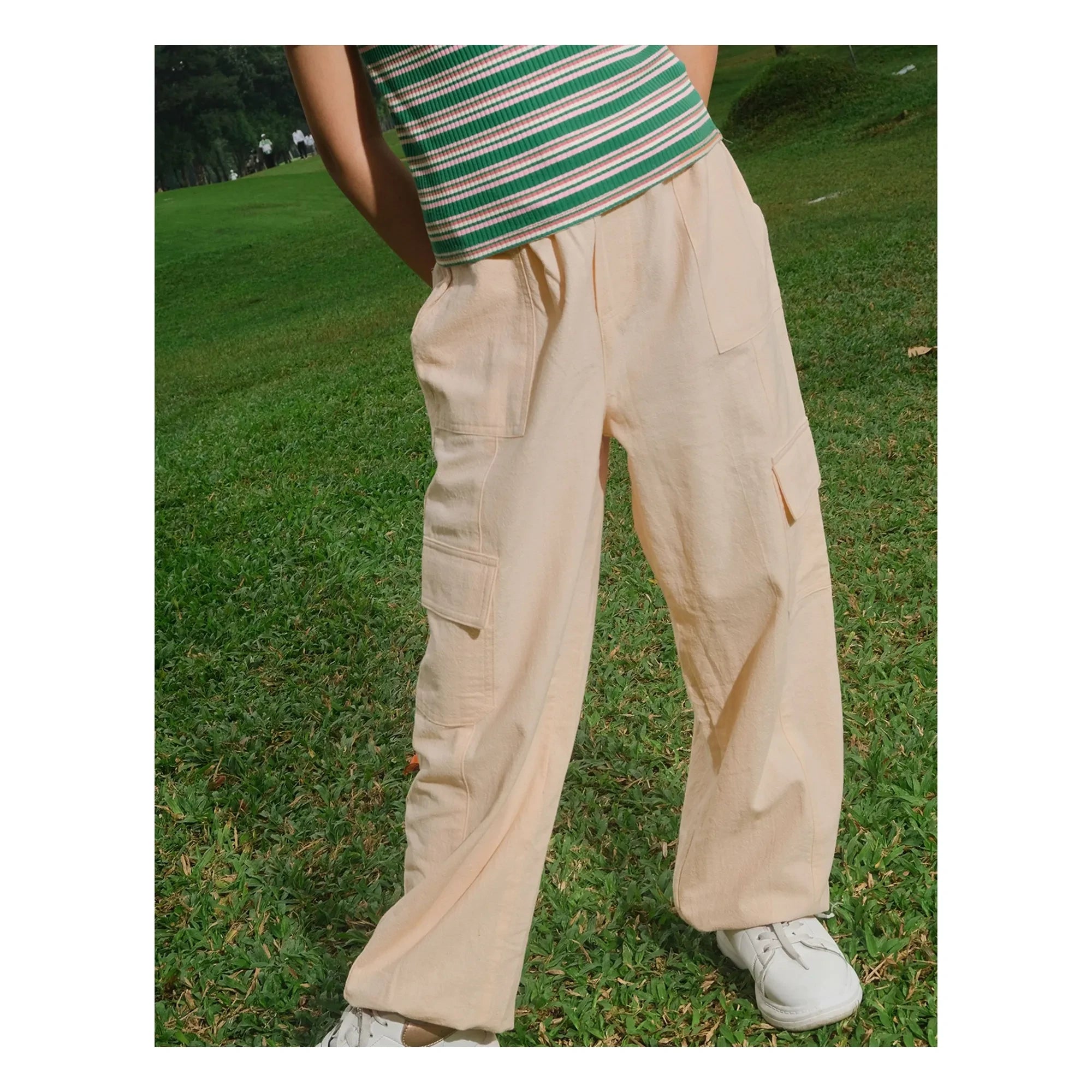 Gingersnaps - Hannah Strukturierte Hose | Ecru