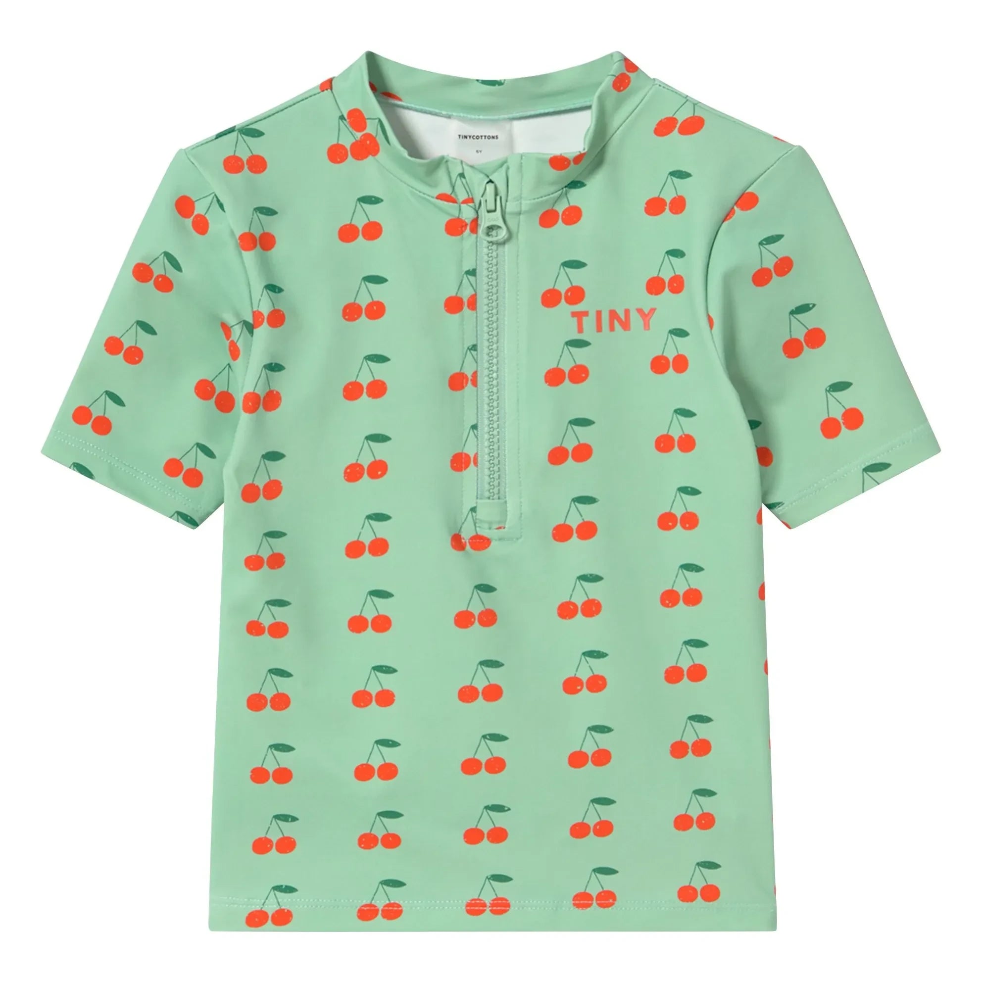 Tinycottons - Kirschbaum UV-Schutz Badeshirt | Grünwasser
