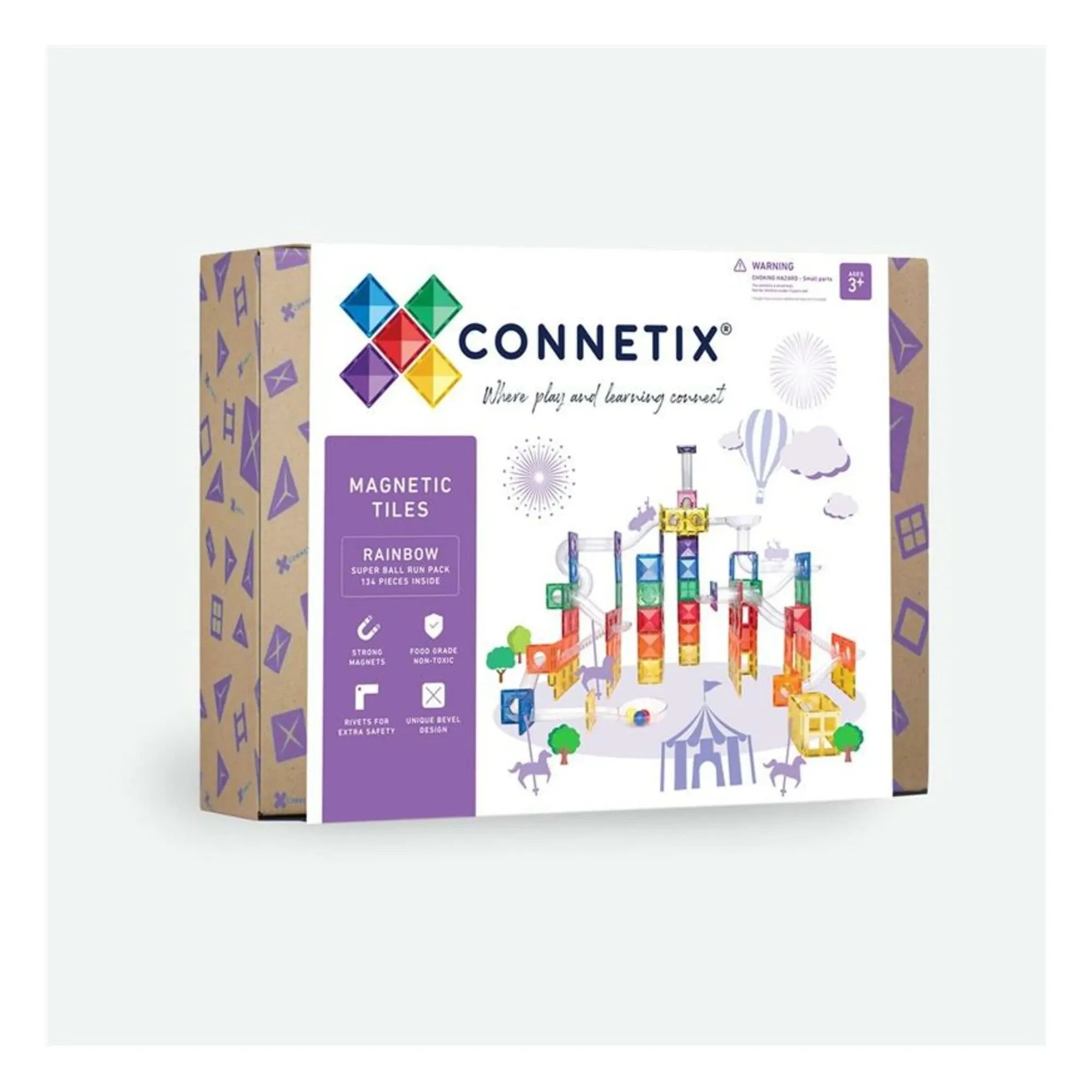 Connetix - Super Ball Run Pack - 134 Teile