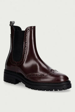 Barbour kadın deri Chelsea bot Fawne