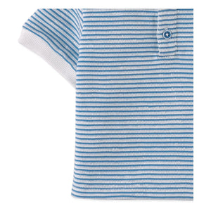 Gingersnaps - Kirk gestreiftes Poloshirt | Blau