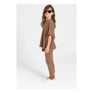 Smallable Kid - Lou Leggings aus Bio-Baumwolle | Braun