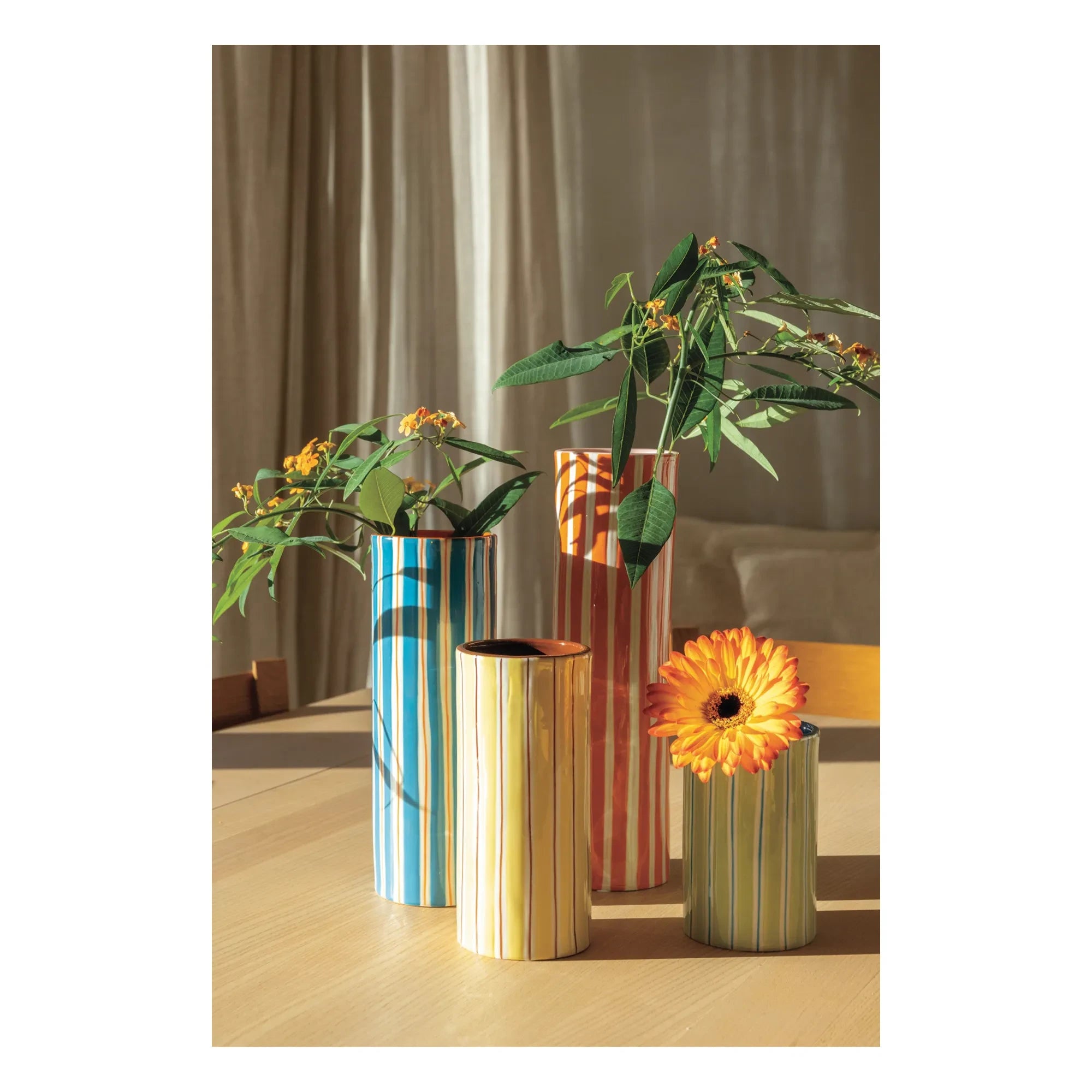 &Klevering - Ray Vase | Blau