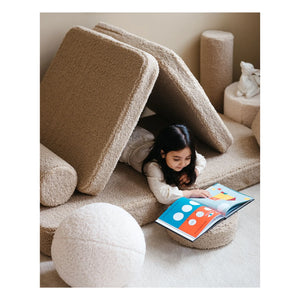 Wigiwama - Modulares Plüschsofa | Beige