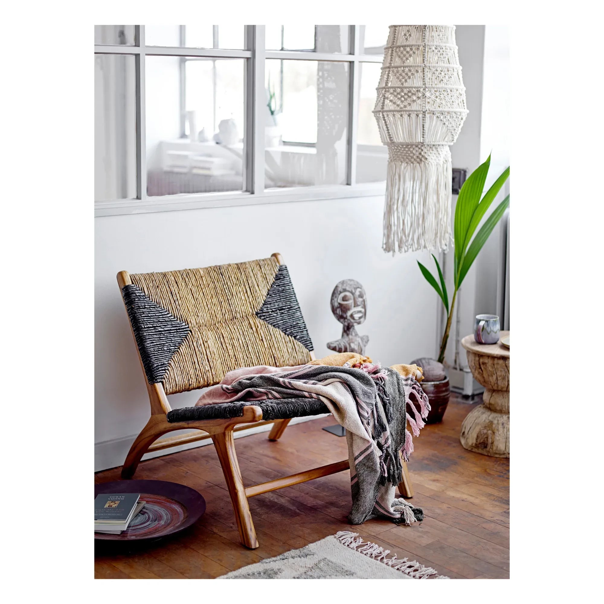 Bloomingville - Grand Lounge Sandalye | Siyah