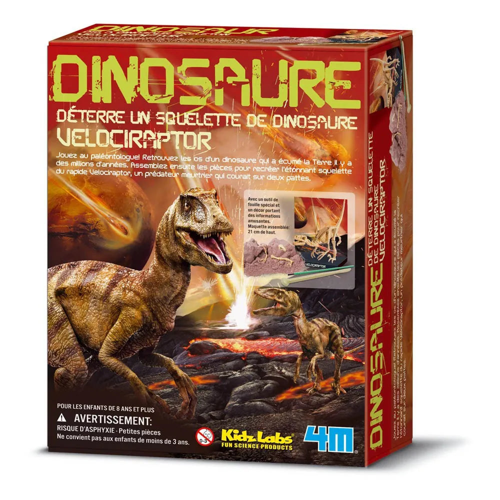 4M - Grab einen Velociraptor Set