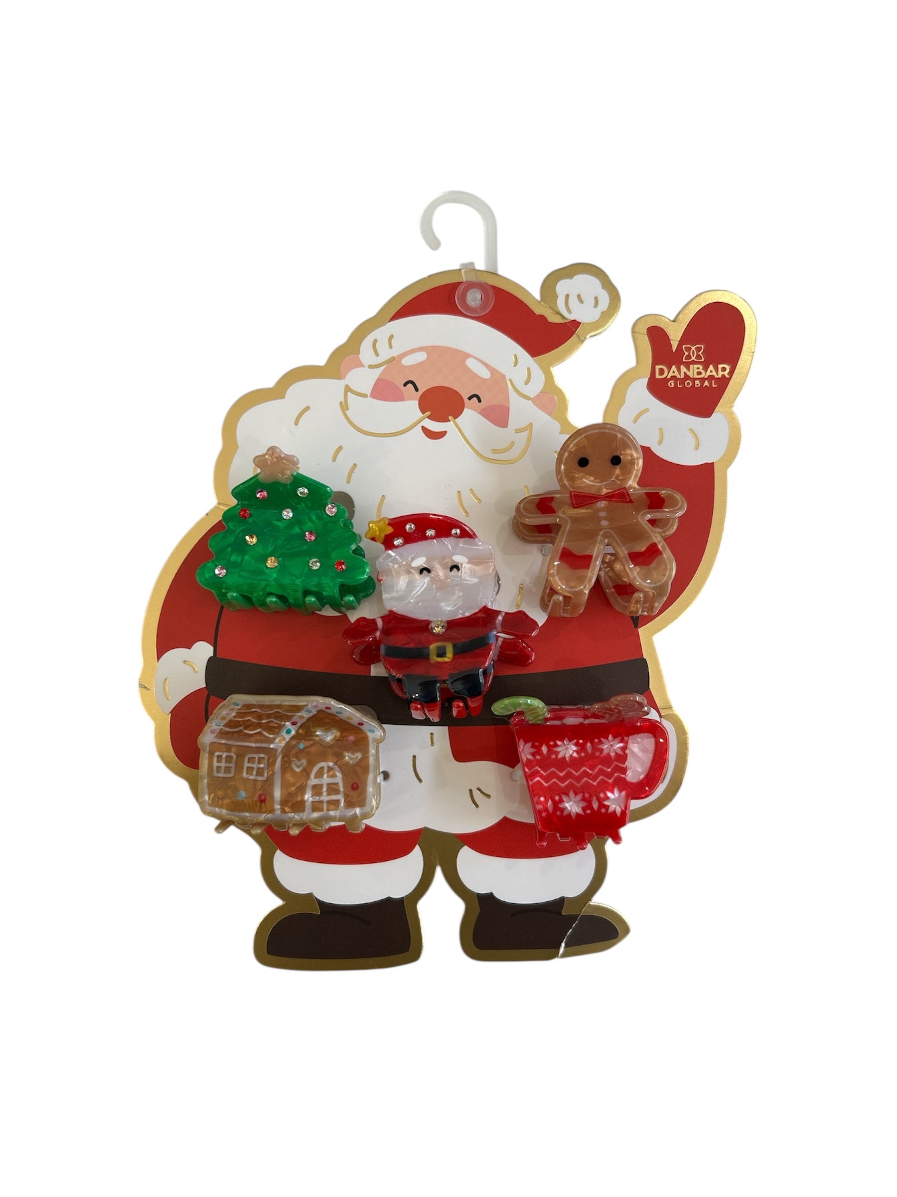 Dinossi - 5li Yılbaşı Noel Çocuk Toka Seti